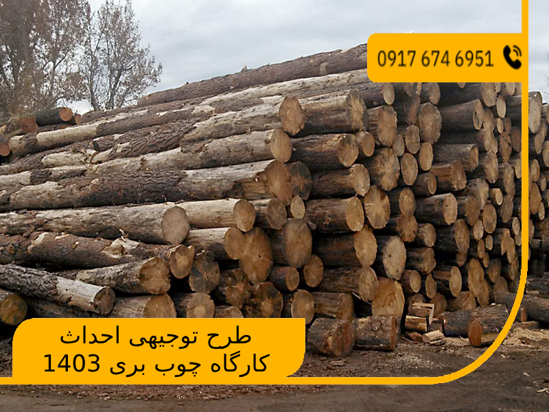 طرح توجیهی احداث کارگاه چوب بری 1403