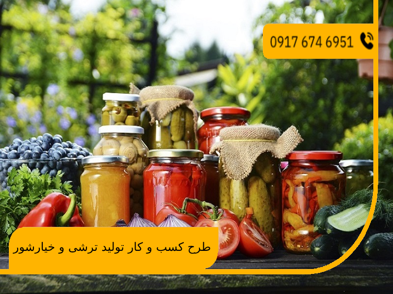 طرح کسب و کار تولید ترشی و خیارشور